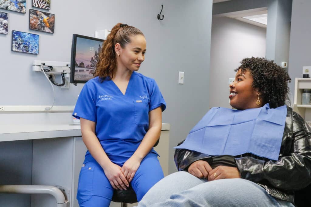 Dental Staff with Patient